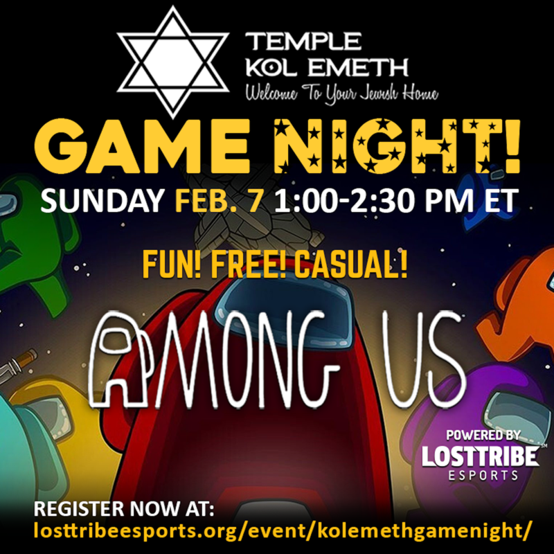 Banner Image for Lost Tribe Among Us Game Night  (grades 4-8)