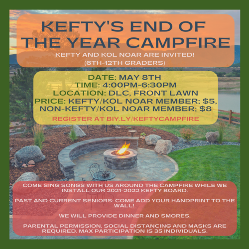 Banner Image for Kol Noar and KEFTY'S End of the Year Campfire