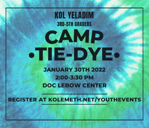 Banner Image for Kol Yeladim Camp Tie-Dye